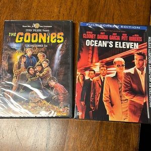 Goonies and Ocean’s Eleven DVD’s